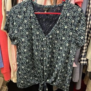 EUC Lucky Brand Floral Top